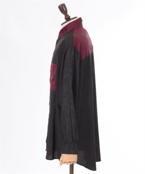 【セール】配色ドルマン長袖シャツ（シャツ/ブラウス）｜AXES-X（アクシーズエックス）