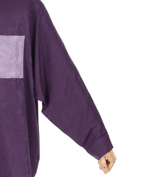 【セール】配色ドルマン長袖シャツ（シャツ/ブラウス）｜AXES-X（アクシーズエックス）