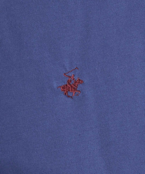 BEVERLY HILLS POLO CLUB（ビバリーヒルズポロクラブ）の「BEVERLY HILLS POLO CLUB（ビバリーヒルズポロクラブ）ボートネックロンT レディース/長袖/無地/ボーダー（Tシャツ/カットソー・レディース・ブラック系その他/ホワイト系その他/ブルー/アッシュグレー/スミクロ/ブルー系その他・M/L）」の12枚目の写真