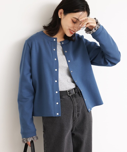n'OrLABEL(ノアールレーベル)の「袖シャーリングカットソー(Tシャツ/カットソー・レディース・ブラック/オフホワイト/杢グレー/ボルドー・S~M/L~LL/3L)」の10枚目の写真
