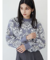 MURUA | ダマスクシャギーニットトップス(ニット/セーター)