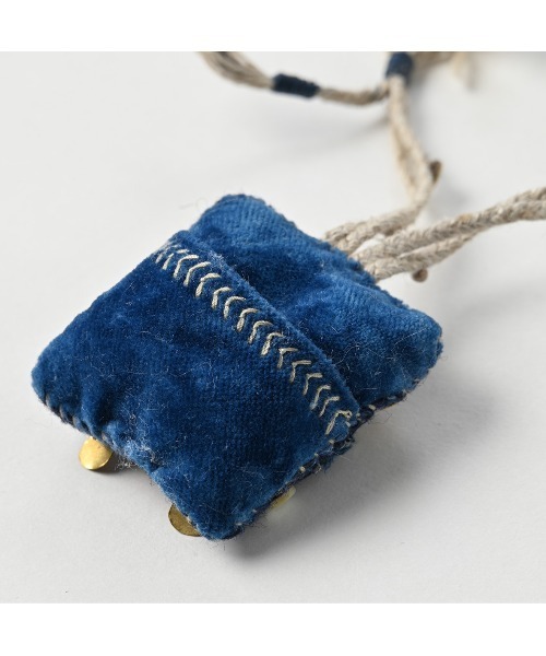 45R（フォーティファイブアール）の「藍かぎ針のネックレス（ネックレス・レディース・インディゴブルー・FREE）」の3枚目の写真