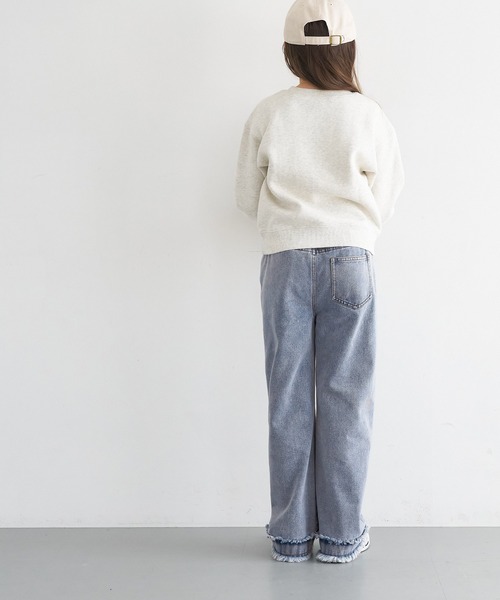 coca（coca）（コカ）の「キッズ ダブルフリンジデニムパンツ（デニムパンツ・キッズ・ブルー・120/130/140/150）」の10枚目の写真