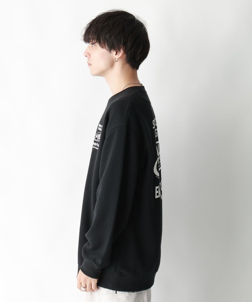 SIGNAL SPORTS（シグナルスポーツ）の「【SIGNAL SPORTS】ヘビーウェイトコットン/ゲームプリント裏毛クルーネックスウェット（スウェット・メンズ・ホワイト/ブラック/イエロー・MEDIUM/LARGE）」の18枚目の写真