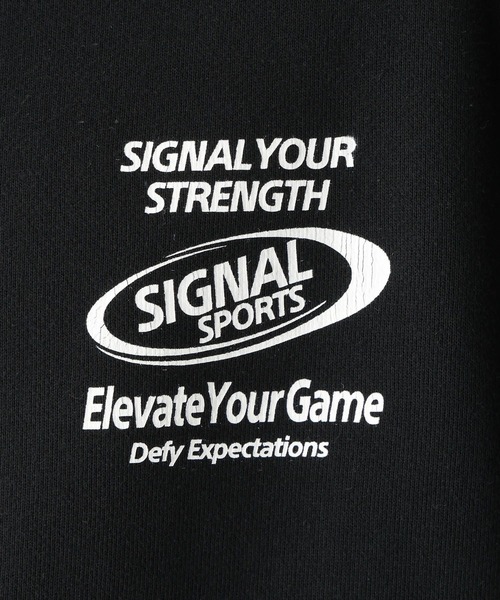 SIGNAL SPORTS（シグナルスポーツ）の「【SIGNAL SPORTS】ヘビーウェイトコットン/ゲームプリント裏毛クルーネックスウェット（スウェット・メンズ・ホワイト/ブラック/イエロー・MEDIUM/LARGE）」の15枚目の写真