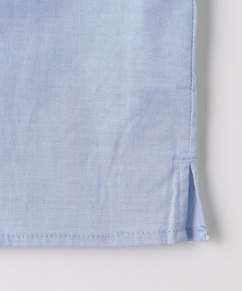 green label relaxing（グリーンレーベルリラクシング）の「【別注】＜Pluckys＞EX フリル ブラウス  / キッズ  100cm-130cm（シャツ/ブラウス・キッズ・ホワイト/ライトブルー・100cm/110cm/130cm/120cm）」の8枚目の写真