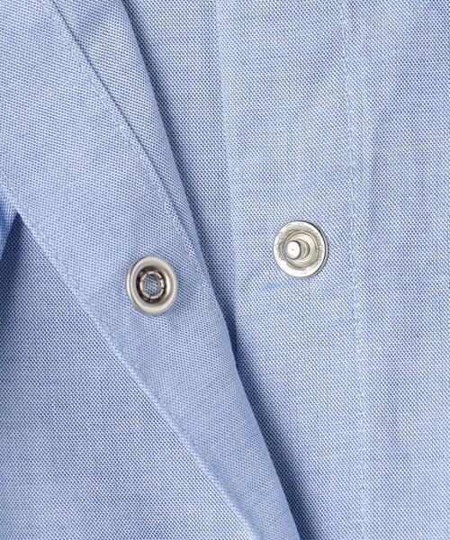 green label relaxing（グリーンレーベルリラクシング）の「【別注】＜Pluckys＞EX フリル ブラウス  / キッズ  100cm-130cm（シャツ/ブラウス・キッズ・ホワイト/ライトブルー・100cm/110cm/130cm/120cm）」の9枚目の写真