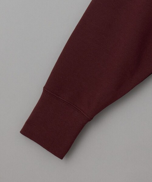 coen（コーエン）の「CVC裏起毛フーディーパーカー（パーカー・レディース・ワインレッド/ブラック/オフホワイト・M/L）」の11枚目の写真