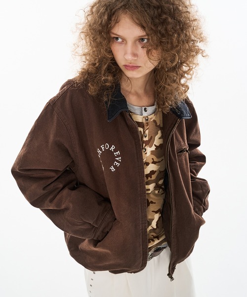 DRAW CODE VINTAGE LIKE SHORT DAC JACKET/ドローコード