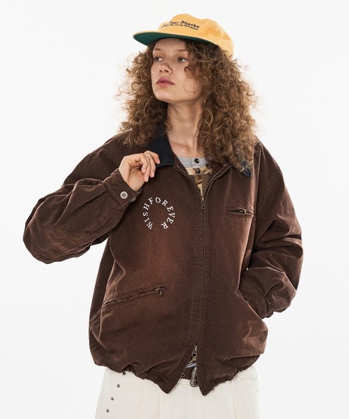 ジャケット・ブルゾン Main Story Sqirrel Jacket DRAW CODE VINTAGE LIKE SHORT DAC JACKET/ドローコード
