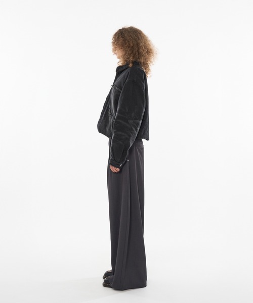 DRAW CODE VINTAGE LIKE SHORT DAC JACKET/ドローコード