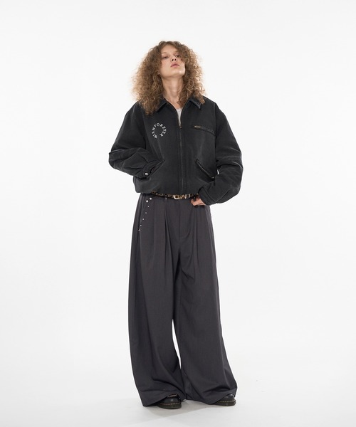 DRAW CODE VINTAGE LIKE SHORT DAC JACKET/ドローコード