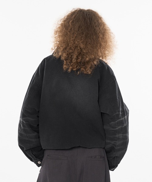 DRAW CODE VINTAGE LIKE SHORT DAC JACKET/ドローコード