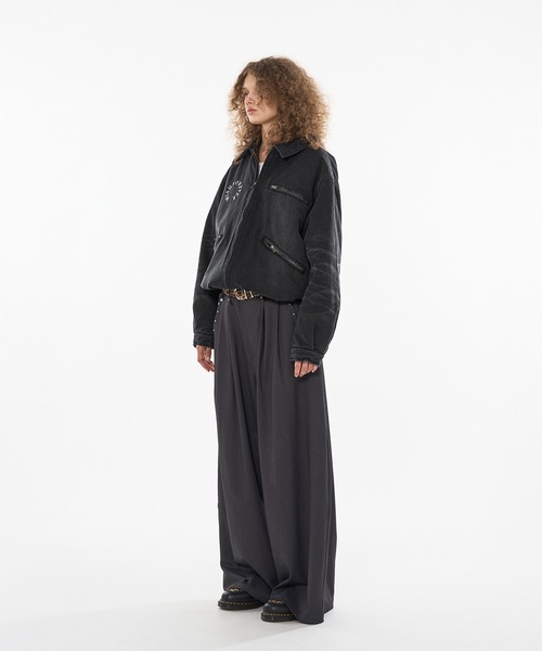 DRAW CODE VINTAGE LIKE SHORT DAC JACKET/ドローコード
