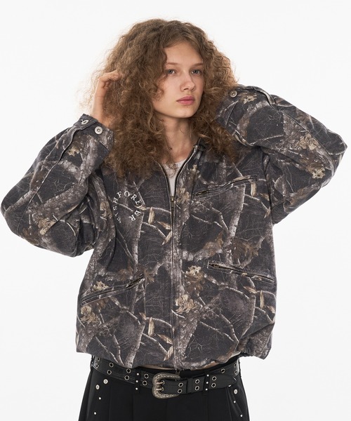 WISHFOREVER ビンテージライクショートダックジャケット DRAW CODE VINTAGE LIKE SHORT DAC JACKET/ドローコード