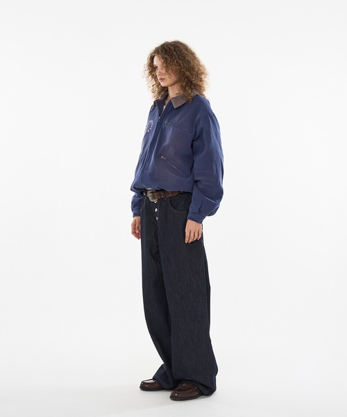 WISHFOREVERドローコードビンテージライクショートダックジャケット DRAW CODE VINTAGE LIKE SHORT DAC JACKET/ドローコード