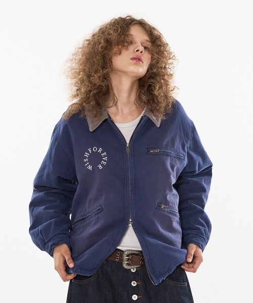 WISH FOR EVER ドローコードビンテージライクショートダックジャケット DRAW CODE VINTAGE LIKE SHORT DAC JACKET/ドローコード