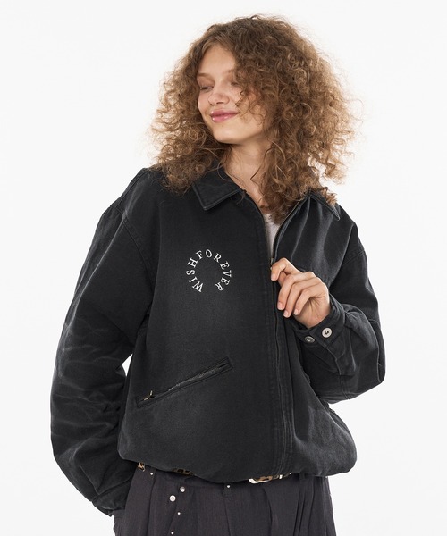 DRAW CODE VINTAGE LIKE SHORT DAC JACKET/ドローコード