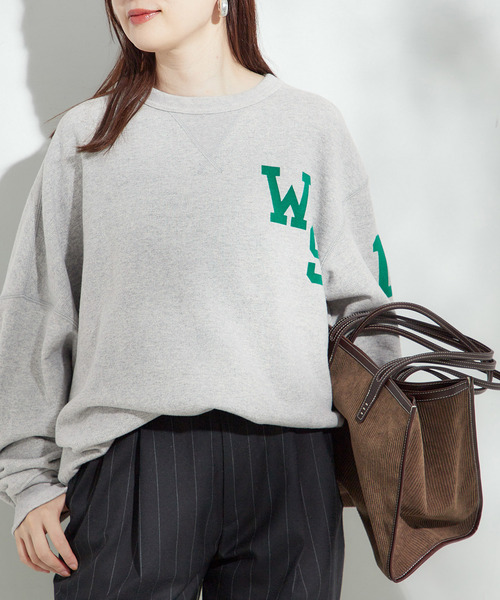 INSCRIRE（アンスクリア）の「《追加2》《別注》【INSCRIRE /アンスクリア】Asymmetry Sweat Shirt：スウェット（スウェット・レディース・チャコールグレー/ブラック・MEDIUM）」の13枚目の写真