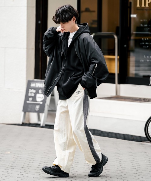 KANGOL(カンゴール)の「KANGOL カンゴール 別注コラボトラックパンツ(その他パンツ・メンズ・ネイビー/グレー/アイボリー/ブラック・L/M/XL)」の20枚目の写真