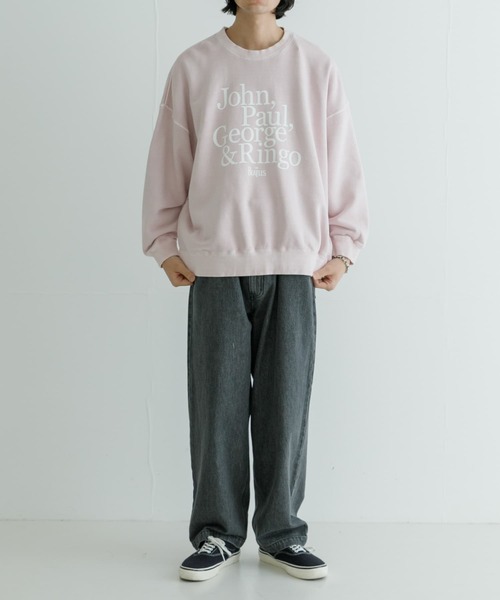 GOOD ROCK SPEED(グッドロックスピード)の「GOOD ROCK SPEED THE BEATLES Sweat(スウェット・メンズ・ライトピンク・MEDIUM/LARGE)」の6枚目の写真