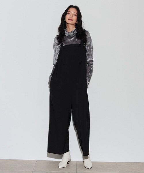 GALLEST（ギャレスト）の「◆フロッキーチュールシアートップス（Tシャツ/カットソー・レディース・ブラック/アイボリー/グレー・38）」の12枚目の写真