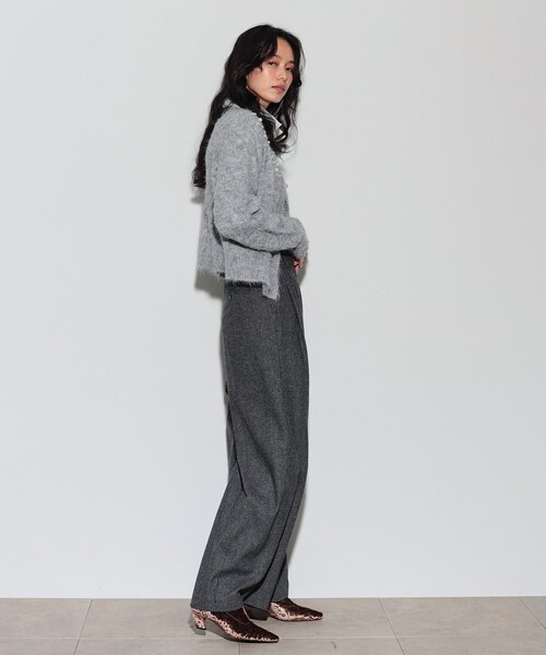 GALLEST（ギャレスト）の「◆フロッキーチュールシアートップス（Tシャツ/カットソー・レディース・ブラック/アイボリー/グレー・38）」の20枚目の写真