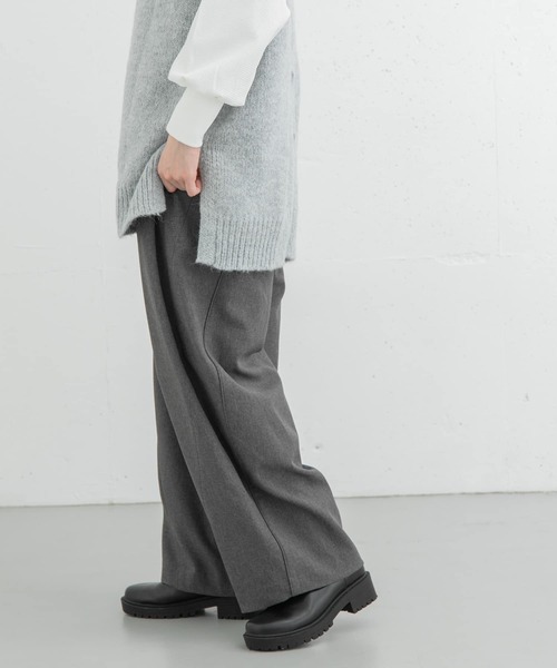 EKAL（エカル）の「タックカーブラインパンツ（その他パンツ・レディース・ブラウン/グレー/ブラック・ONE）」の10枚目の写真