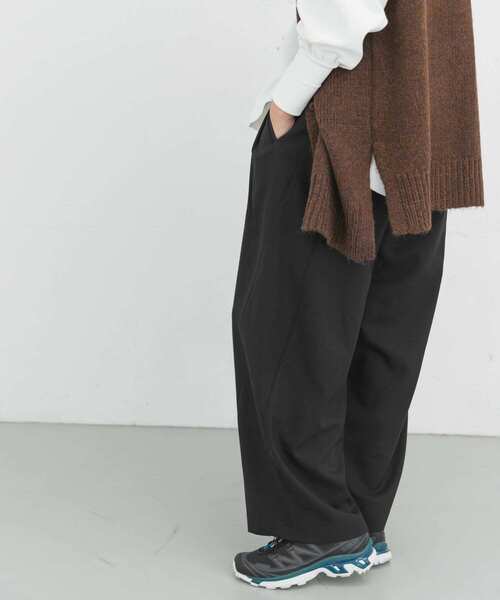 EKAL（エカル）の「タックカーブラインパンツ（その他パンツ・レディース・ブラウン/グレー/ブラック・ONE）」の15枚目の写真
