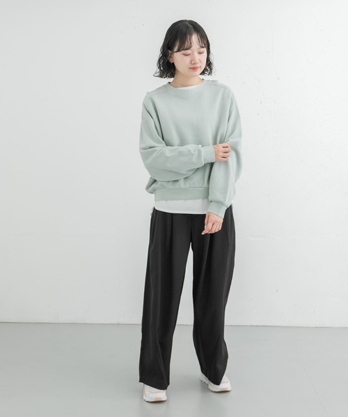 EKAL（エカル）の「タックカーブラインパンツ（その他パンツ・レディース・ブラウン/グレー/ブラック・ONE）」の21枚目の写真