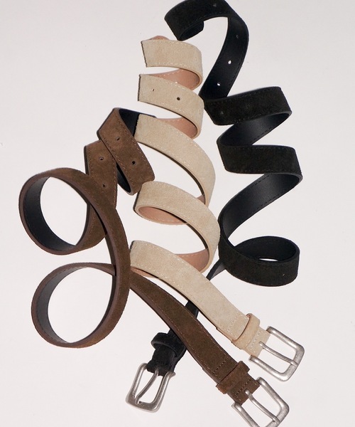 SIMPLE SUEDE BELT / シンプルスエードベルト（ベルト）｜igi（イジ）
