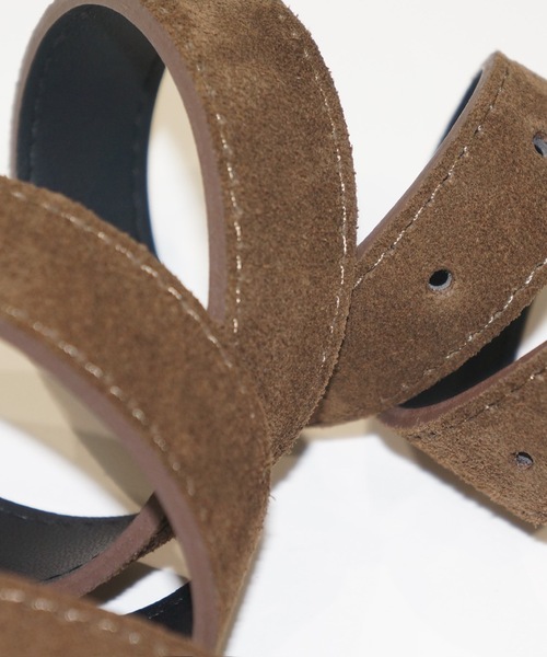 igi（イジ）の「SIMPLE SUEDE BELT / シンプルスエードベルト（ベルト・レディース・ブラック/ダークブラウン/ベージュ・FREE）」の12枚目の写真