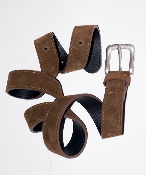 igi（イジ）の「SIMPLE SUEDE BELT / シンプルスエードベルト（ベルト・レディース・ブラック/ダークブラウン/ベージュ・FREE）」の10枚目の写真