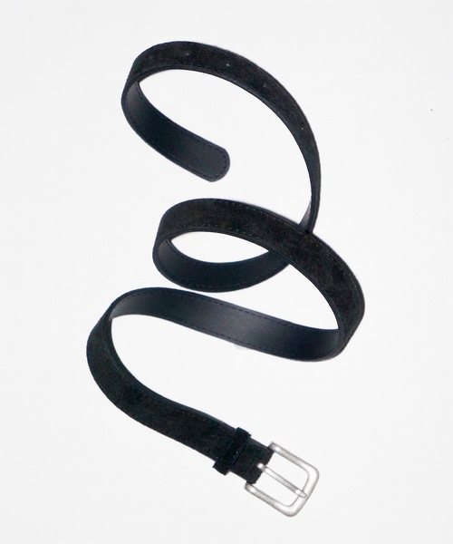 igi（イジ）の「SIMPLE SUEDE BELT / シンプルスエードベルト（ベルト・レディース・ブラック/ダークブラウン/ベージュ・FREE）」の8枚目の写真