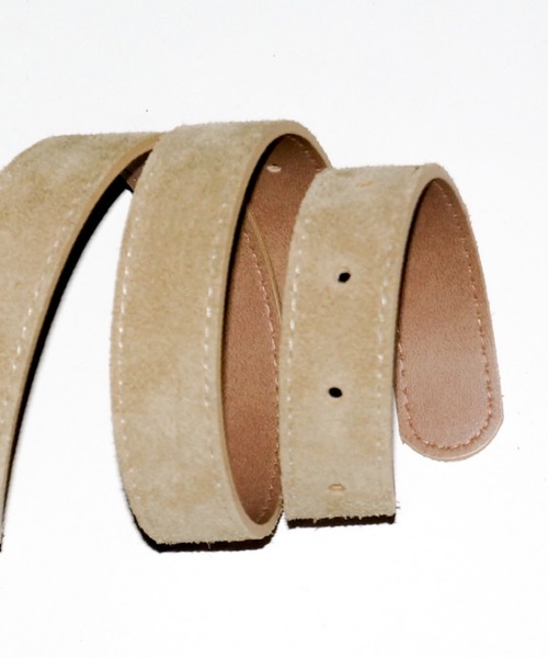 igi（イジ）の「SIMPLE SUEDE BELT / シンプルスエードベルト（ベルト・レディース・ブラック/ダークブラウン/ベージュ・FREE）」の11枚目の写真