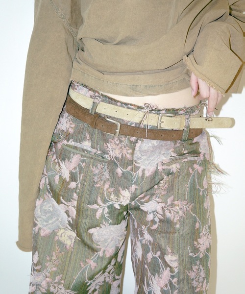 igi（イジ）の「SIMPLE SUEDE BELT / シンプルスエードベルト（ベルト・レディース・ブラック/ダークブラウン/ベージュ・FREE）」の15枚目の写真