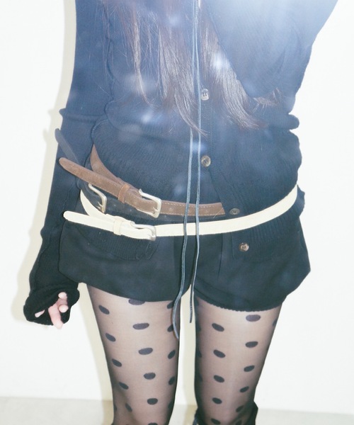 igi（イジ）の「SIMPLE SUEDE BELT / シンプルスエードベルト（ベルト・レディース・ブラック/ダークブラウン/ベージュ・FREE）」の13枚目の写真
