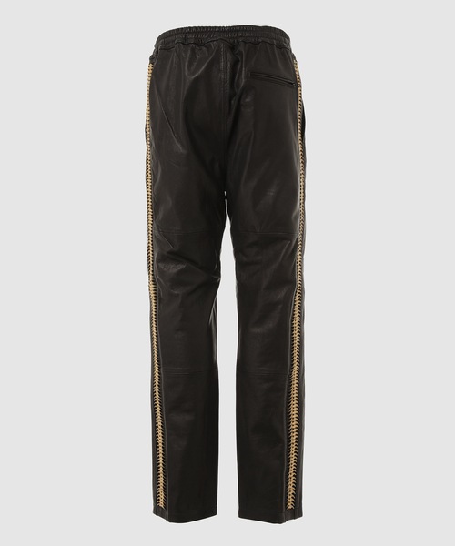 WhoWhat(フーワット)の「LEATHER SHARK PANTS(その他パンツ・メンズ・ブラック・M)」の3枚目の写真