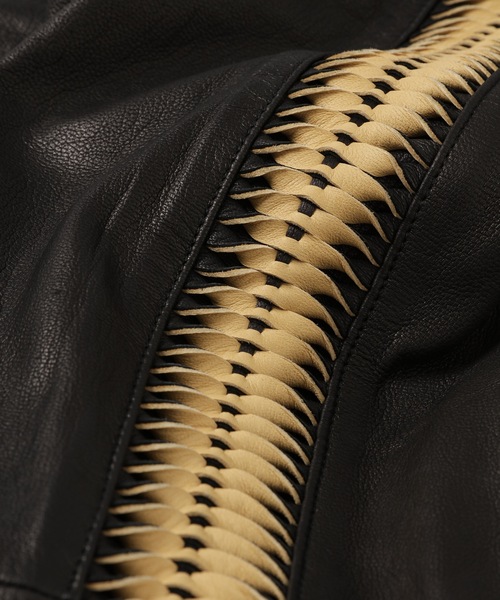 WhoWhat(フーワット)の「LEATHER SHARK PANTS(その他パンツ・メンズ・ブラック・M)」の7枚目の写真