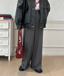 kutir | ワイドストレートスラックスパンツ(スラックス)
