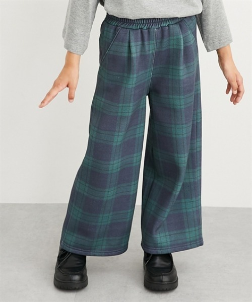 QUNTSTYLE(キュントスタイル)の「裏起毛 ワイドパンツ(その他パンツ・キッズ・ネイビー/ベージュ/ブラック/カーキ/ベージュ系/グリーン系/ブラック系・100/110/120/130/140/150/160)」の6枚目の写真