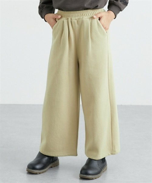 QUNTSTYLE(キュントスタイル)の「裏起毛 ワイドパンツ(その他パンツ・キッズ・ネイビー/ベージュ/ブラック/カーキ/ベージュ系/グリーン系/ブラック系・100/110/120/130/140/150/160)」の4枚目の写真