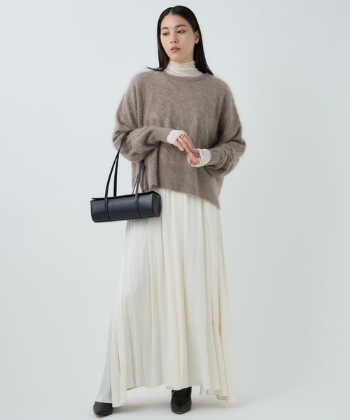 Chaos（カオス）の「Chaos(カオス)/ショートロンデリアライトニット（ニット/セーター・レディース・チャコール/ブラウン/サックスブルー/ライトグレー/ネイビー/ベージュ・FREE）」の22枚目の写真