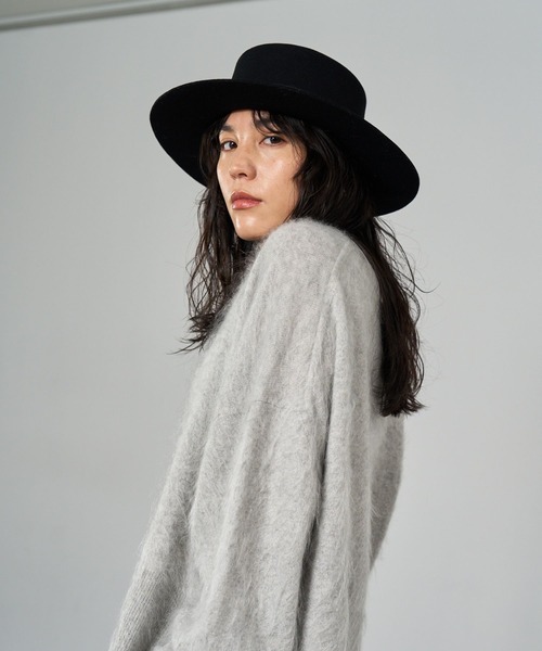 Chaos（カオス）の「Chaos(カオス)/ショートロンデリアライトニット（ニット/セーター・レディース・チャコール/ブラウン/サックスブルー/ライトグレー/ネイビー/ベージュ・FREE）」の19枚目の写真