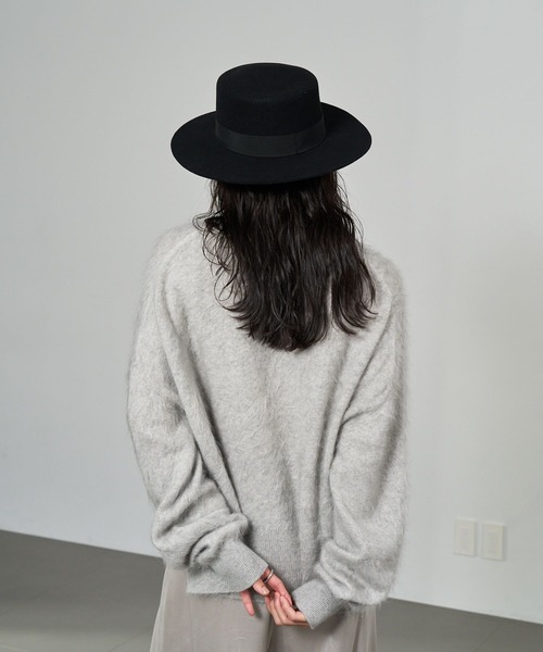 Chaos（カオス）の「Chaos(カオス)/ショートロンデリアライトニット（ニット/セーター・レディース・チャコール/ブラウン/サックスブルー/ライトグレー/ネイビー/ベージュ・FREE）」の21枚目の写真