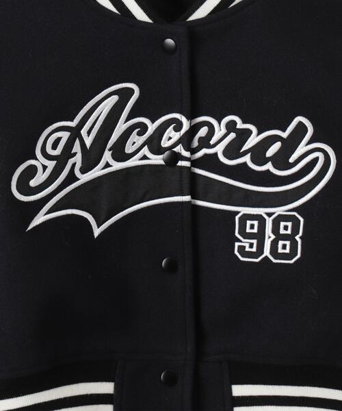 WEGO（ウィゴー）の「WEGO/スタジアムロゴショートスタジャン（スタジャン・レディース・ブラック系その他/グリーン/ブラック/ワイン・FREE）」の11枚目の写真