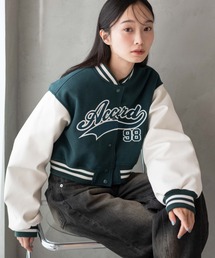 WEGO | WEGO/【24年秋冬新作】スタジアムロゴショートスタジャン(スタジャン)