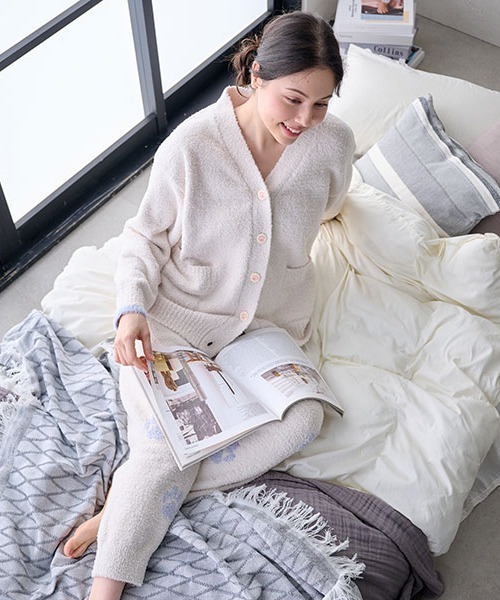 PAUL＆JOE】ヌネットジャガード カーディガン（ルームウェア/パジャマ