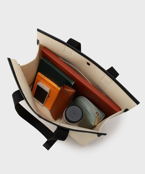 GALLEST(ギャレスト)の「◆フェルトトートバッグ(トートバッグ・レディース・チャコールグレー/ライトベージュ・00)」の8枚目の写真