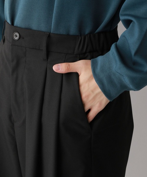 RAGEBLUE(レイジブルー)の「【WEB限定】TRストレッチ/スーパーワイドタックスラックス(スラックス・メンズ・グレー/ブラック・SMALL/MEDIUM/LARGE)」の17枚目の写真